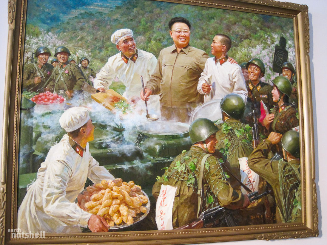 Talented North Korean artists have become excellent at painting their Great Leaders. Subject matter aside, the DPRK has some of the most spectacular artworks I’ve seen.