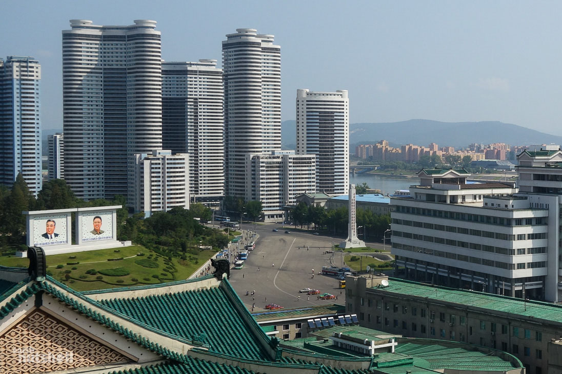  This photo is a true window into Pyongyang and the political smokescreen it upholds. Those beautiful skyscrapers are not representative of anywhere else in the country.