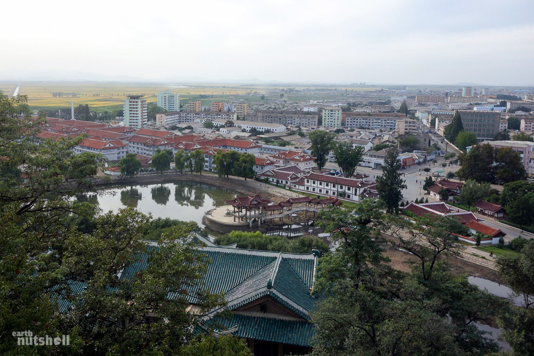  ‘Folklore Street’ is a development in the city of Sariwon, south of Pyongyang. Its purpose is to present a romanticised version of ancient Korea.