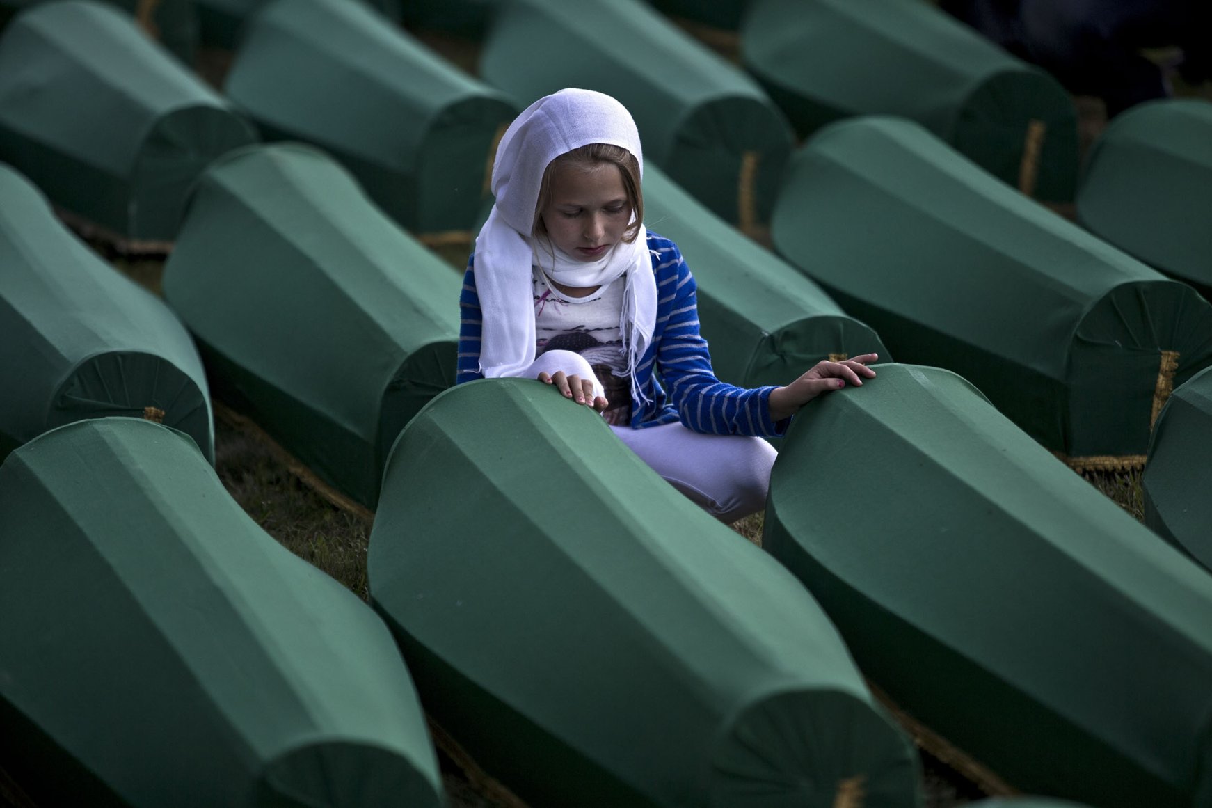 Burial of 775 identified Bosniaks in 2010