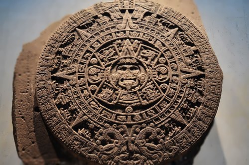 The Aztec Sun Stone, also known as the Aztec Calendar Stone